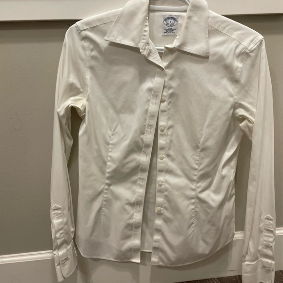 Brooks Brothers White long sleeve button shirt - Picture 1 of 7